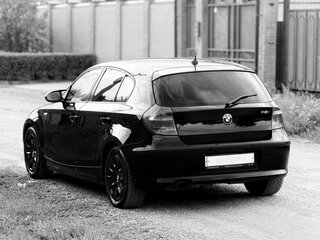 2008 BMW 1 серии 116i I (E81/E82/E87/E88) Рестайлинг, чёрный, 615000 рублей, вид 4