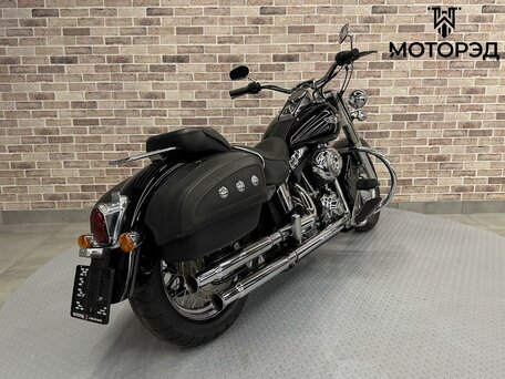 2007 Harley-Davidson Softail Deluxe, чёрный, 869000 рублей, вид 5