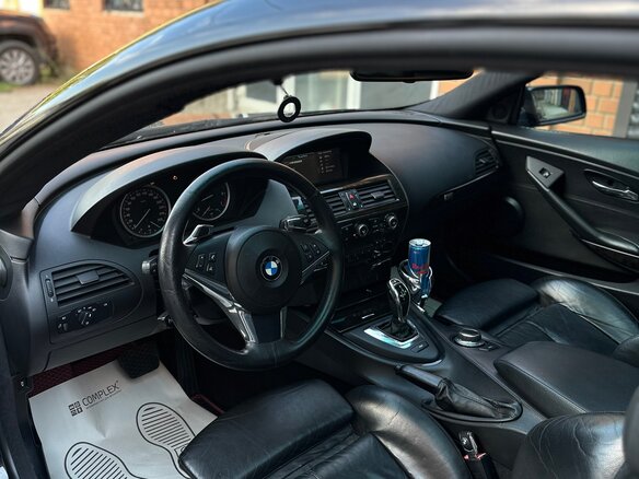 2008 BMW 6 серии 650i II (E63/E64) Рестайлинг, чёрный, 1170000 рублей - вид 13