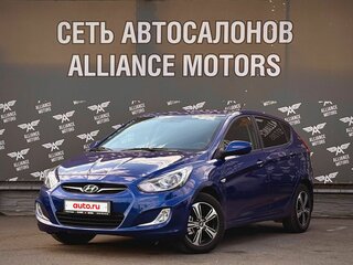 2012 Hyundai Solaris I, синий, 785000 рублей, вид 3