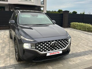 2022 Hyundai Santa Fe IV Рестайлинг, серебристый, 2550000 рублей, вид 3