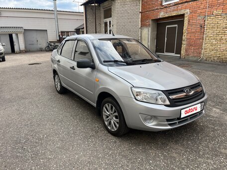2013 Lada (ВАЗ) Granta I, серебристый, 350000 рублей, вид 3