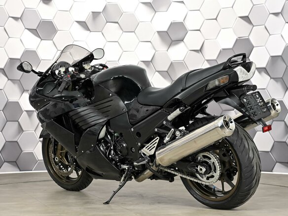 2006 Kawasaki ZZR 1400, чёрный - вид 7