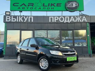 2014 Lada (ВАЗ) Granta I, чёрный, 399000 рублей, вид 1