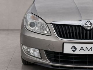 2013 Skoda Fabia II Рестайлинг, бежевый, 509983 рублей, вид 4