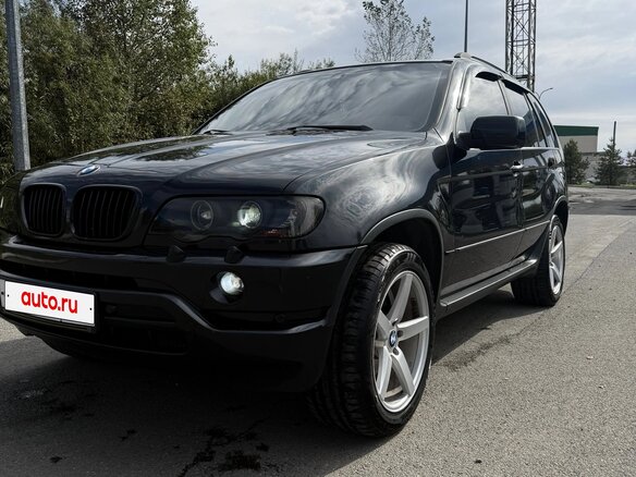 2003 BMW X5 3.0i I (E53), чёрный, 890000 рублей