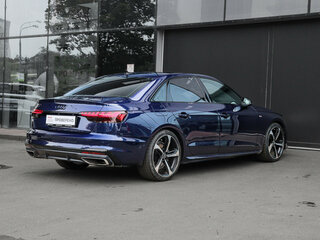 2020 Audi A4 35 TFSI V (B9) Рестайлинг, синий, 2780000 рублей, вид 4