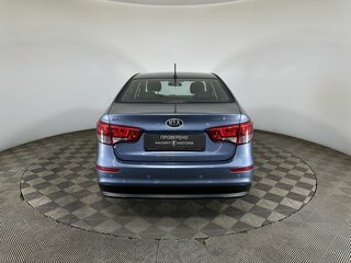 2016 Kia Rio III Рестайлинг, синий, 1340000 рублей, вид 3
