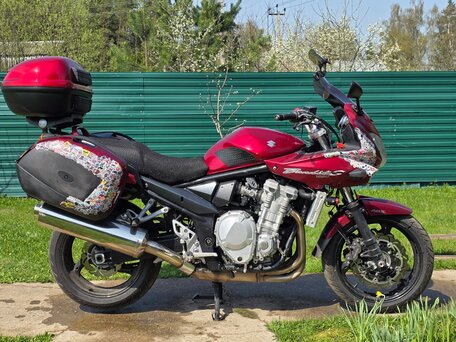 2007 Suzuki Bandit GSF 1250, красный, 399000 рублей, вид 2
