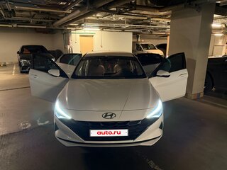 2021 Hyundai Elantra VII (CN7), белый, 2100000 рублей, вид 2