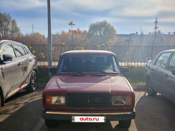 2007 Lada (ВАЗ) 2107, пурпурный, 100000 рублей