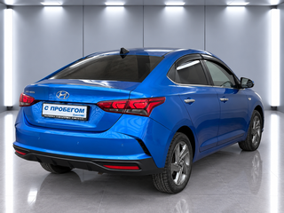 2020 Hyundai Solaris II Рестайлинг, синий, 1540000 рублей, вид 4