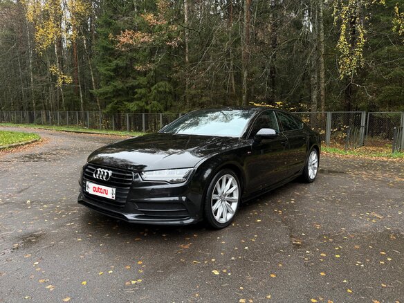 2016 Audi A7 I (4G) Рестайлинг, чёрный, 2800000 рублей