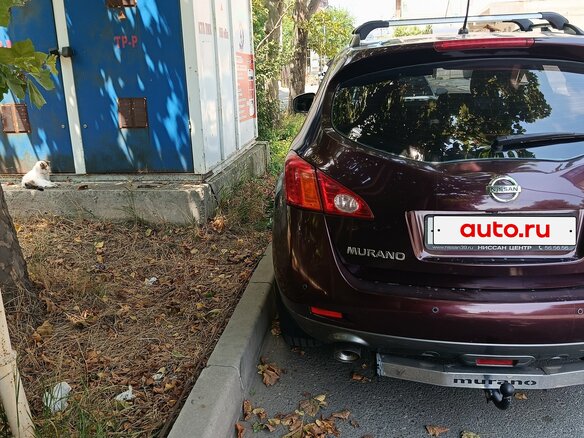 2012 Nissan Murano II (Z51) Рестайлинг 2, пурпурный - вид 3