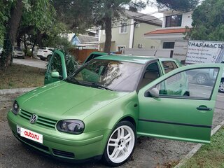 1999 Volkswagen Golf IV, зелёный, 450000 рублей, вид 2