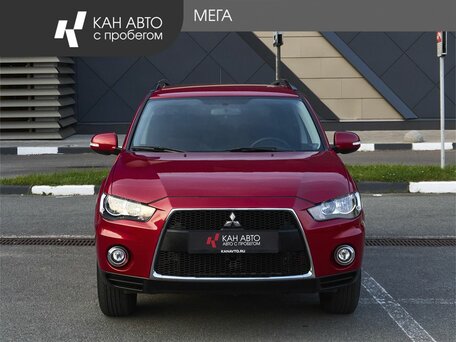 2011 Mitsubishi Outlander II Рестайлинг, красный, 1097000 рублей, вид 3