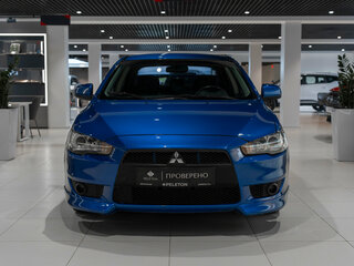 2010 Mitsubishi Lancer X, синий, 795000 рублей, вид 3
