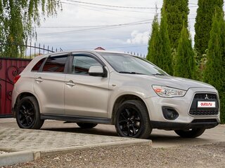 2014 Mitsubishi ASX I Рестайлинг, серебристый, 885000 рублей, вид 5