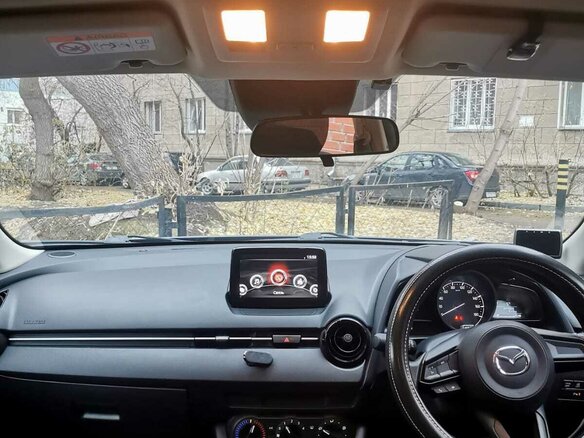 2020 Mazda CX-3 I Рестайлинг, голубой, 1875000 рублей - вид 3