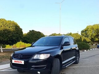 2008 Volkswagen Touareg I Рестайлинг, чёрный, 1220000 рублей, вид 1