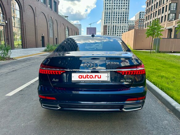 2020 Audi A6 40 TDI V (C8), синий, 3690000 рублей - вид 6