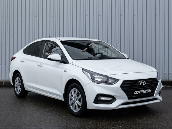 2020 Hyundai Solaris II, белый, 1480000 рублей