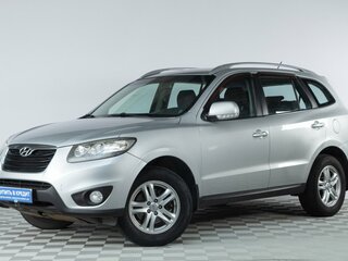 2010 Hyundai Santa Fe II Рестайлинг, серебристый, 1199000 рублей, вид 3