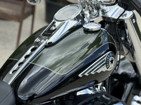 2026 Harley-Davidson Fat Boy, зелёный, 4200000 рублей - вид 17