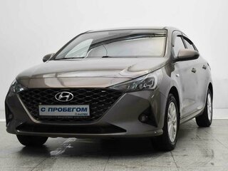 2020 Hyundai Solaris II Рестайлинг, коричневый, 1490000 рублей, вид 1
