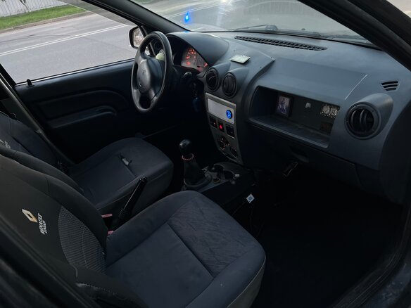 2006 Renault Logan I, серый, 130000 рублей - вид 7