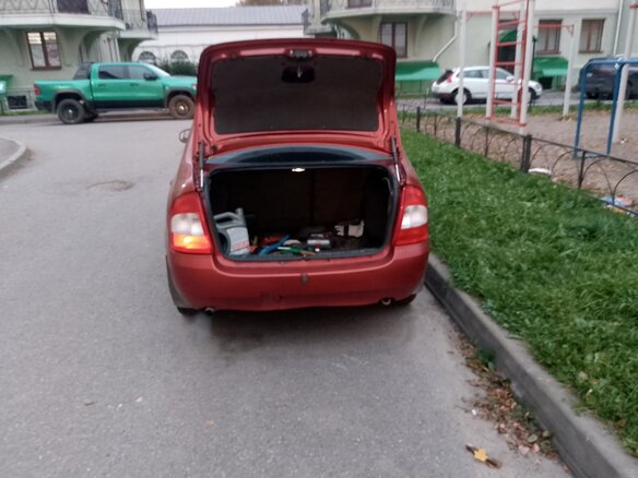2007 Lada (ВАЗ) Kalina I, красный, 115000 рублей - вид 28
