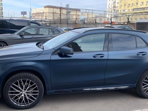 2019 Mercedes-Benz GLA 250 I (X156) Рестайлинг, синий - вид 2