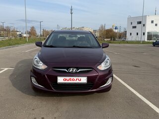 2014 Hyundai Solaris I, фиолетовый, 1080000 рублей, вид 2