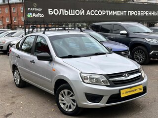 2016 Lada (ВАЗ) Granta I, серебристый, 579000 рублей, вид 2