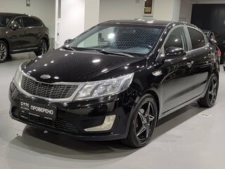 2014 Kia Rio III, чёрный, 828000 рублей, вид 1