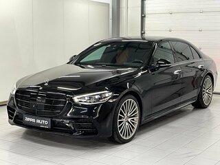 2021 Mercedes-Benz S-Класс 450 4MATIC VII (W223), чёрный, 11290000 рублей, вид 3