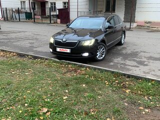 2013 Skoda Superb II Рестайлинг, коричневый, 865000 рублей, вид 1