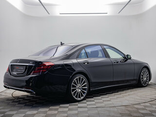 2017 Mercedes-Benz S-Класс 560 Long VI (W222, C217) Рестайлинг, чёрный, 4559000 рублей, вид 4