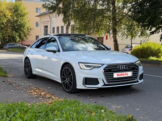 2021 Audi A6 45 TFSI V (C8), белый, 3690000 рублей, вид 5