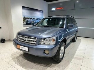 2003 Toyota Highlander I (XU20) Рестайлинг, синий, 770000 рублей, вид 2