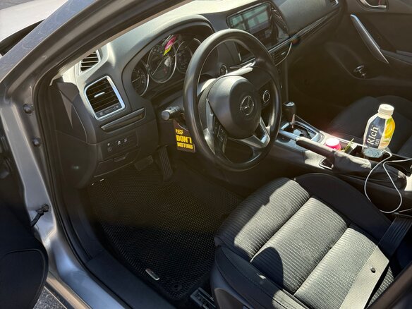 2013 Mazda 6 III (GJ), серебристый, 1200000 рублей - вид 6