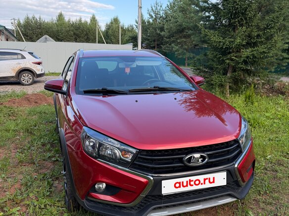 2021 Lada (ВАЗ) Vesta SW Cross I, красный, 1299000 рублей