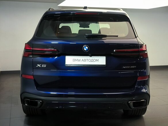 2025 BMW X5 40i IV (G05/G18) Рестайлинг, синий - вид 3