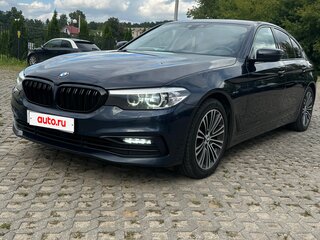 2019 BMW 5 серии 520d VII (G30/G31/G38), синий, 2200000 рублей, вид 1