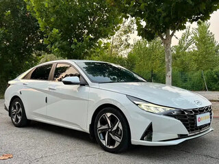 2022 Hyundai Elantra VII (CN7), белый, 1540000 рублей, вид 3