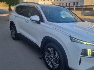 2020 Hyundai Santa Fe IV Рестайлинг, белый, 3200000 рублей, вид 4