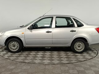 2014 Lada (ВАЗ) Granta I, серебристый, 590000 рублей, вид 4