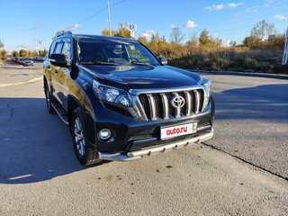 2017 Toyota Land Cruiser Prado 150 Series Рестайлинг 1, чёрный, 3510000 рублей, вид 4