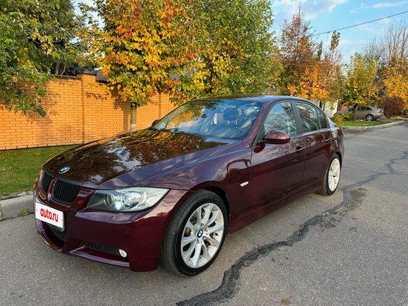 2007 BMW 3 серии 330i V (E90/E91/E92/E93), красный, 1050000 рублей
