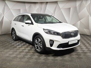 2018 Kia Sorento III Prime Рестайлинг, белый, 3048111 рублей, вид 3